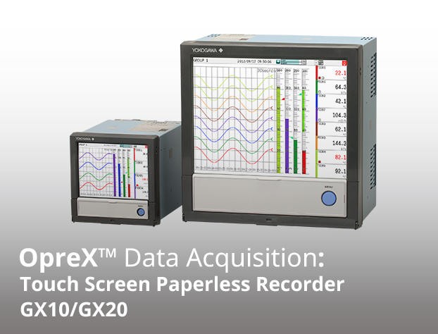 Touch Screen Paperless Recorder GX10/GX20 Touch Screen Paperless Recorder GX10/GX20