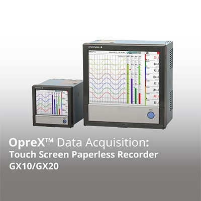 Touch Screen Paperless Recorder GX10/GX20